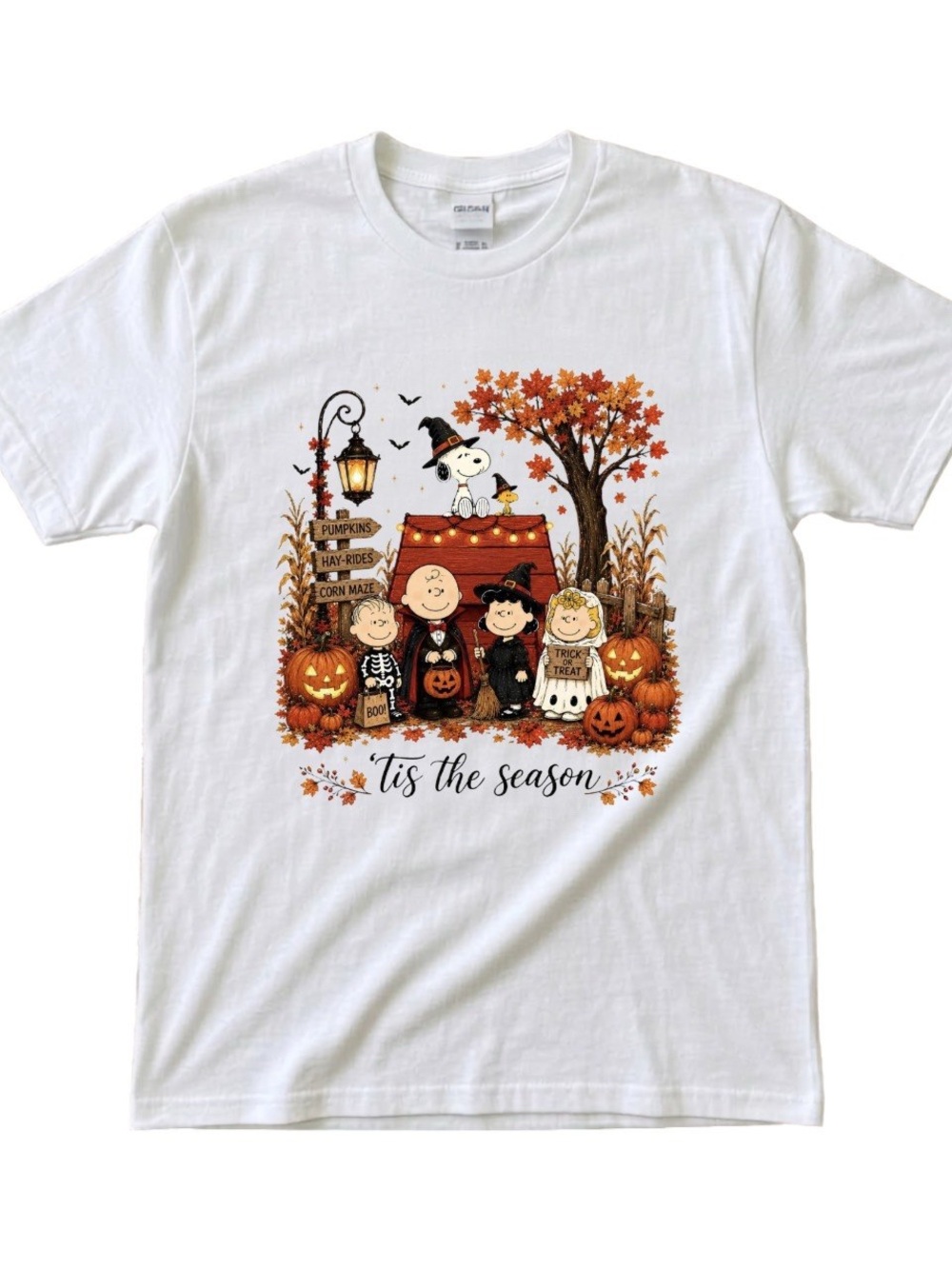 Fall Snoop and friends cute Halloween T-Shirt